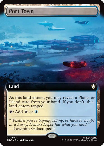 Port Town (Extended Art) (Commander: Star Trek) (393) (TRC)