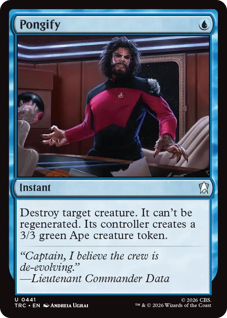 Image for Pongify (Commander: Star Trek) (441) (TRC) - Magic: The Gathering