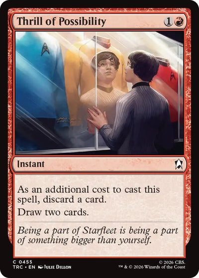 Thrill of Possibility (Surge Foil) (Commander: Star Trek) (455) (TRC)