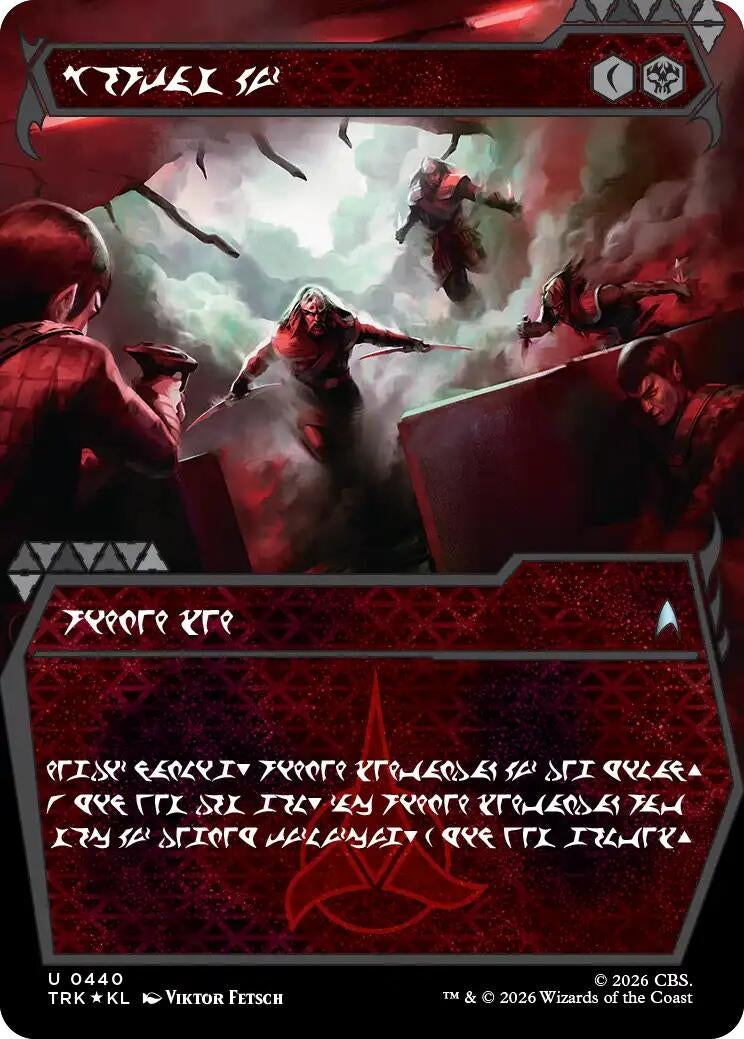 Image for Vengeance Mission (Showcase) (Klingon) (Star Trek) (440) (TRK) - Magic: The Gathering