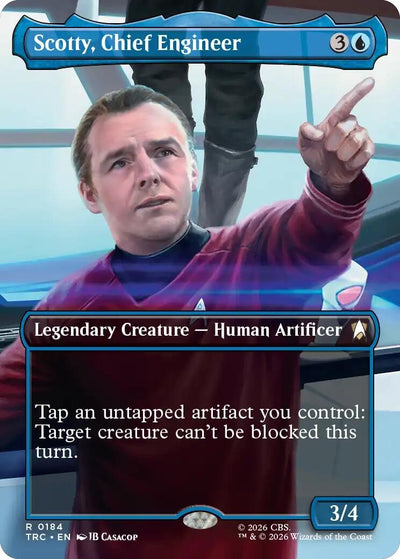 Scotty, Chief Engineer (Borderless) (Commander: Star Trek) (184) (TRC)