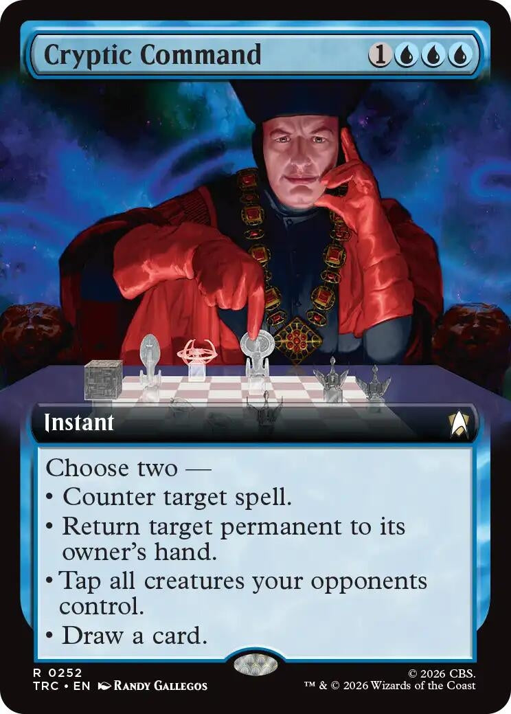 Image for Cryptic Command (Extended Art) (Commander: Star Trek) (252) (TRC) - Magic: The Gathering