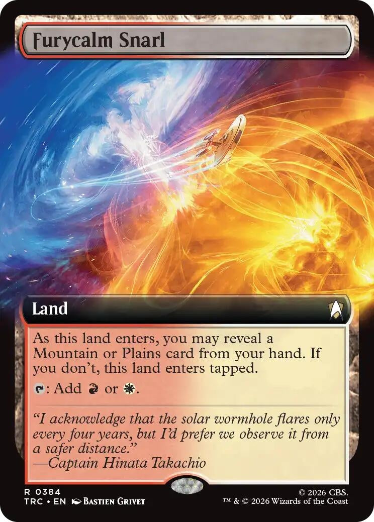 Image for Furycalm Snarl (Extended Art) (Commander: Star Trek) (384) (TRC) - Magic: The Gathering