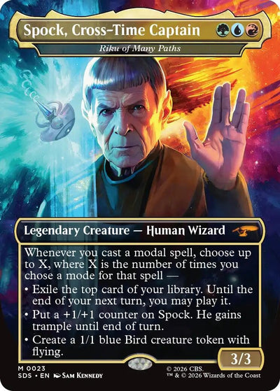 Spock, Cross-Time Captain - Riku of Many Paths (Borderless) (Star Trek: Stardates) (23) (SDS)