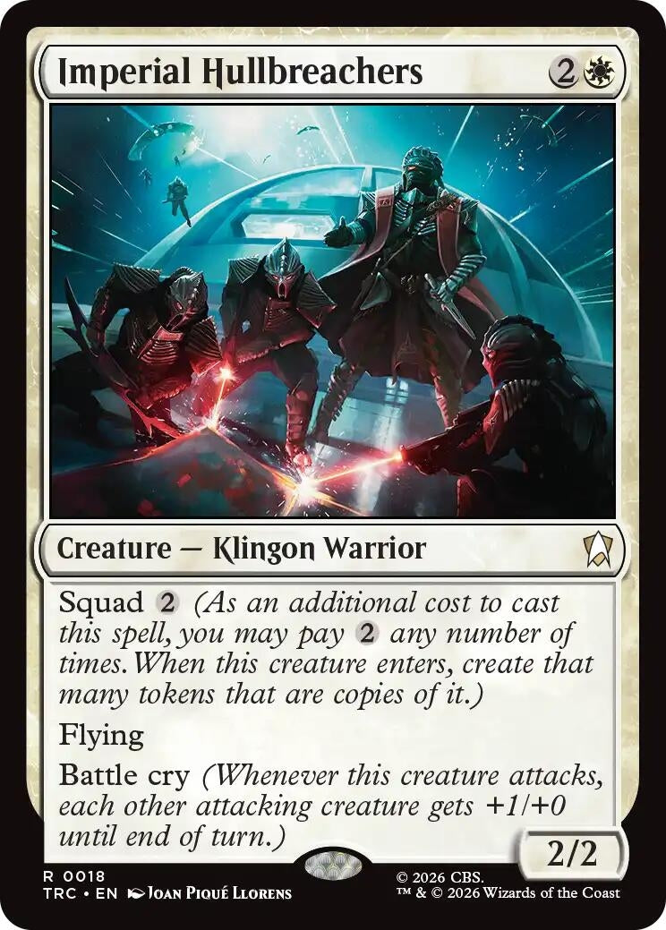 Image for Imperial Hullbreachers (Surge Foil) (Commander: Star Trek) (18) (TRC) - Magic: The Gathering