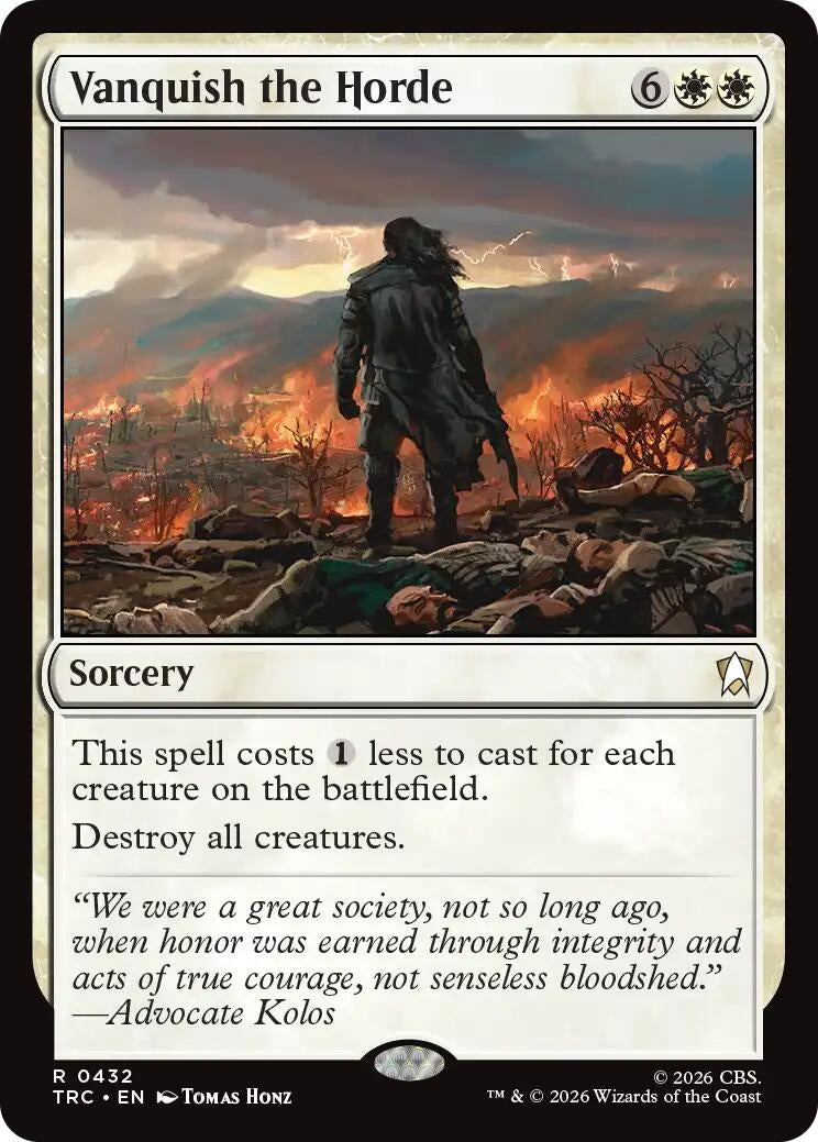 Image for Vanquish the Horde (Surge Foil) (Commander: Star Trek) (TRC) - Magic: The Gathering
