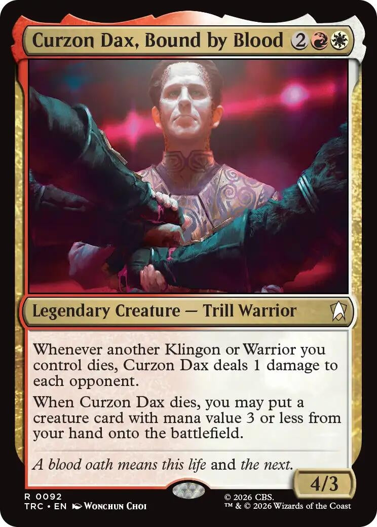 Image for Curzon Dax, Bound by Blood (Commander: Star Trek) (TRC) - Magic: The Gathering