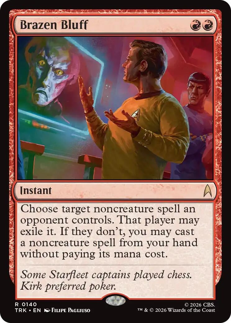 Image for Brazen Bluff (Star Trek) (140) (TRK) - Magic: The Gathering