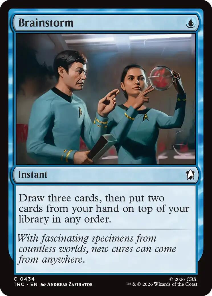 Image for Brainstorm (Commander: Star Trek) (434) (TRC) - Magic: The Gathering