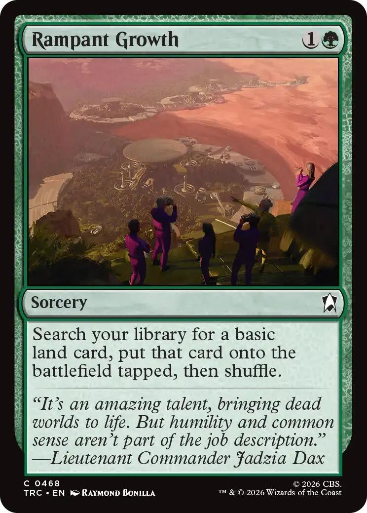 Image for Rampant Growth (Commander: Star Trek) (468) (TRC) - Magic: The Gathering