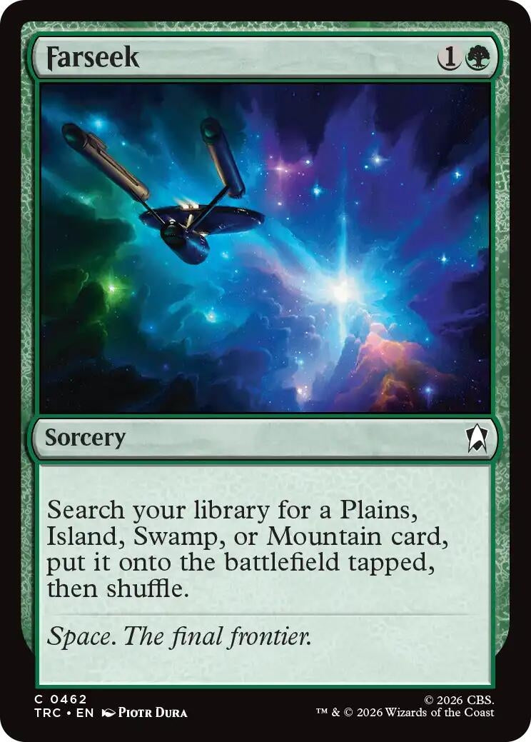 Image for Farseek (Surge Foil) (Commander: Star Trek) (462) (TRC) - Magic: The Gathering