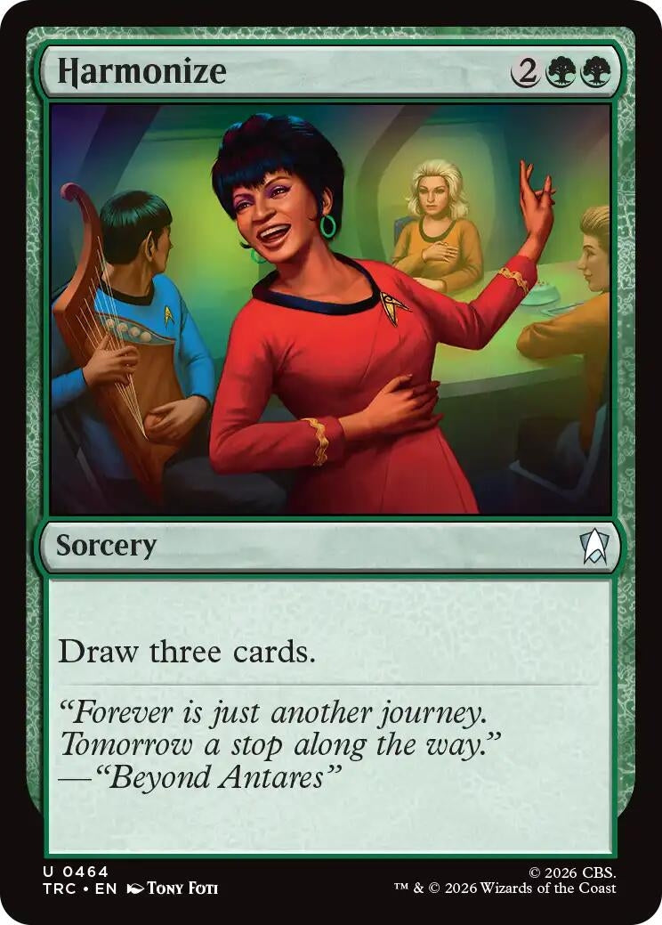 Image for Harmonize (Surge Foil) (Commander: Star Trek) (464) (TRC) - Magic: The Gathering