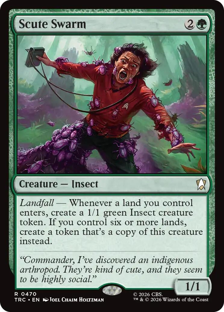 Image for Scute Swarm (Surge Foil) (Commander: Star Trek) (470) (TRC) - Magic: The Gathering