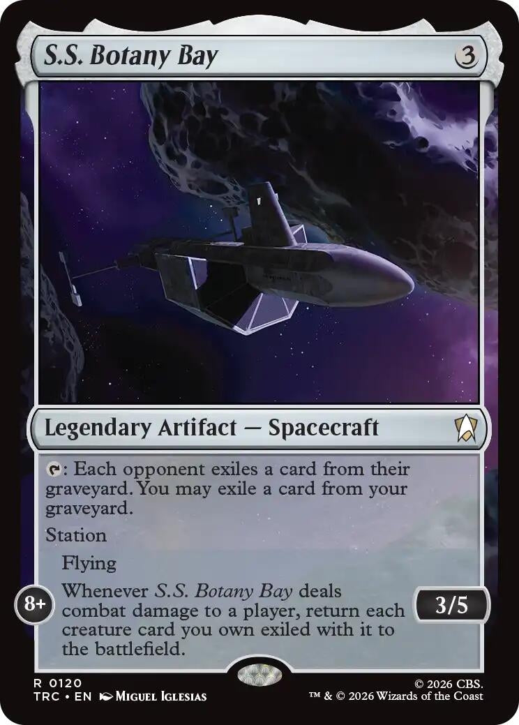 Image for S.S. Botany Bay (Commander: Star Trek) (120) (TRC) - Magic: The Gathering