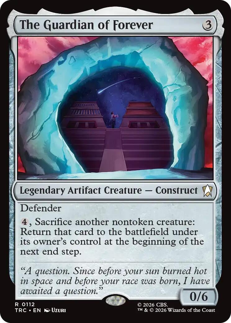 Image for The Guardian of Forever (Surge Foil) (Commander: Star Trek) (112) (TRC) - Magic: The Gathering
