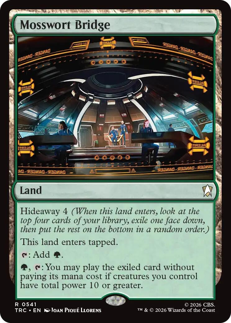 Image for Mosswort Bridge (Commander: Star Trek) (541) (TRC) - Magic: The Gathering