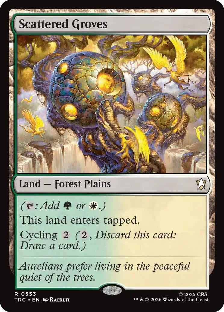 Image for Scattered Groves (Commander: Star Trek) (553) (TRC) - Magic: The Gathering