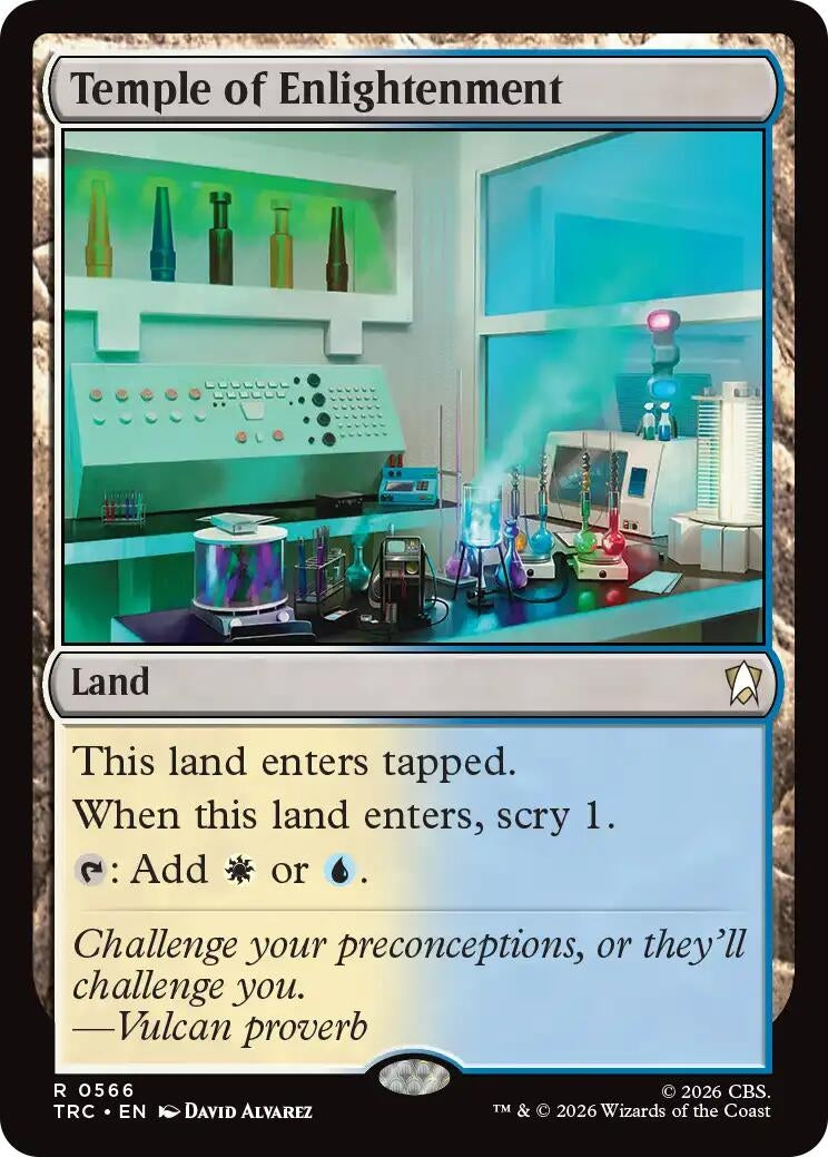 Image for Temple of Enlightenment (Commander: Star Trek) (566) (TRC) - Magic: The Gathering