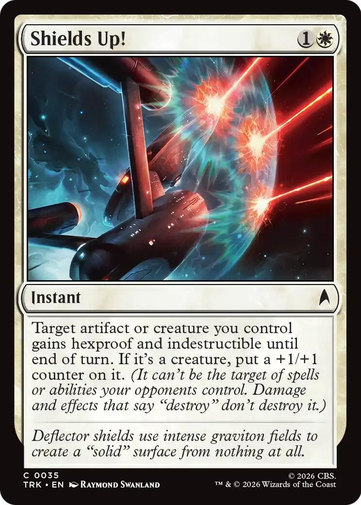 Image for Shields Up! (Star Trek) (TRK) - Magic: The Gathering