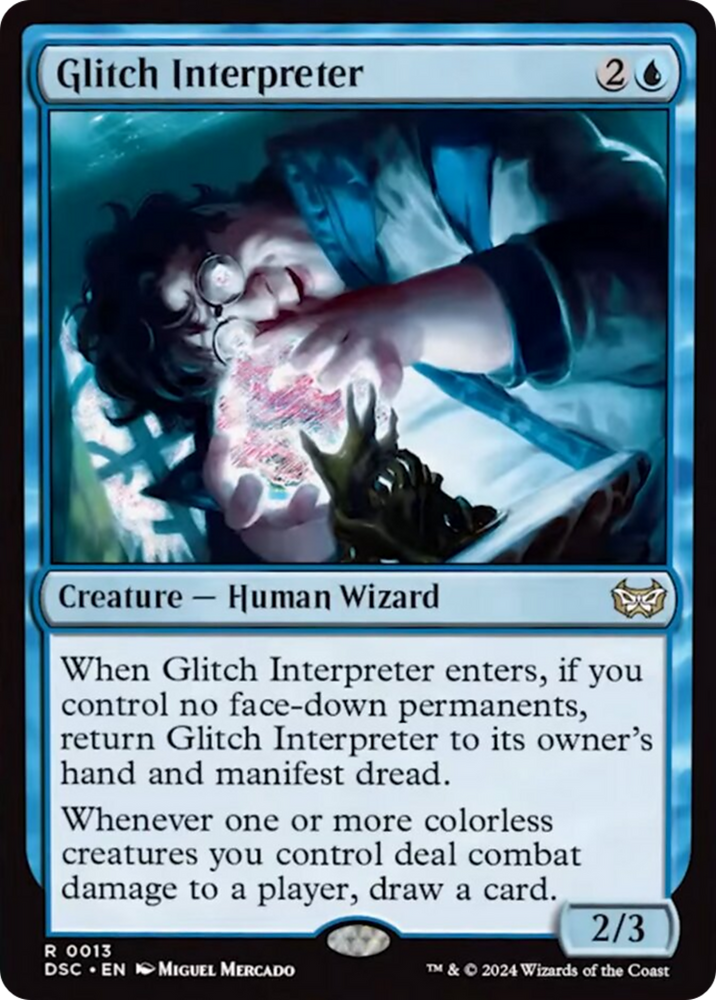 Glitch Interpreter (Extended Art) [Duskmourn: House of Horror Commander]