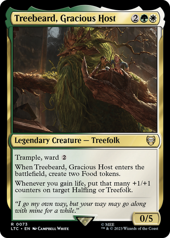 Treebeard, Gracious Host [The Lord of the Rings: Tales of Middle-Earth Commander]