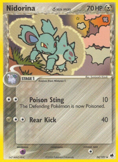 Nidorina (Delta Species) (Dragon Frontiers) (34/101)