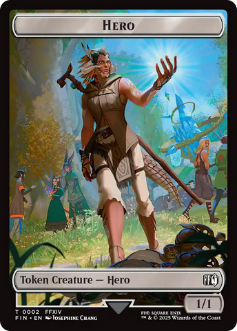 Hero (0002) // Copy (0001) Double-Sided Token [FINAL FANTASY Tokens]