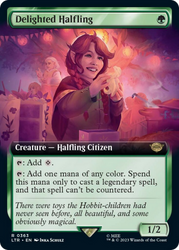 Delighted Halfling (Extended Art) [The Lord of the Rings: Tales of Middle-Earth]