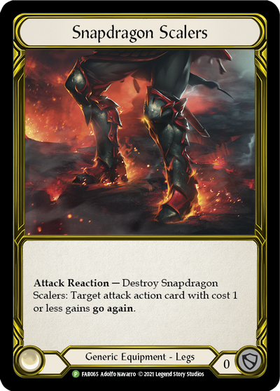 Snapdragon Scalers (Golden) [FAB065] (Promo)  Cold Foil