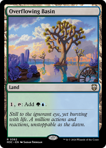 Overflowing Basin (Ripple Foil) [Modern Horizons 3 Commander]