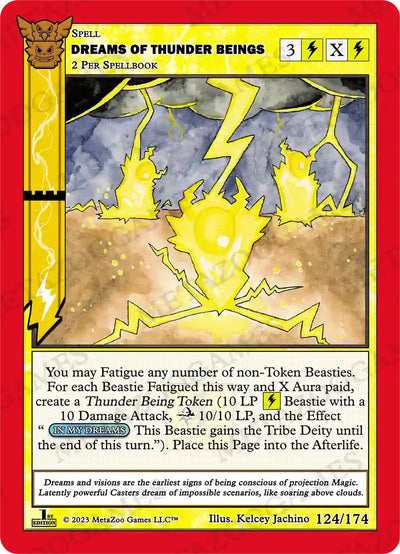 Dreams of Thunder Beings [Native: First Edition]