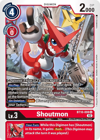 Shoutmon [BT10-008] [Xros Encounter]