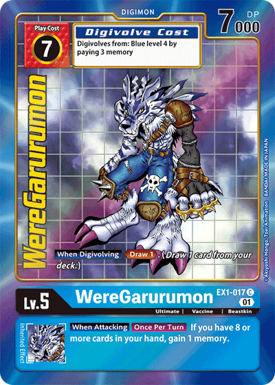 WereGarurumon [EX1-017] (Alternate Art) [Classic Collection]