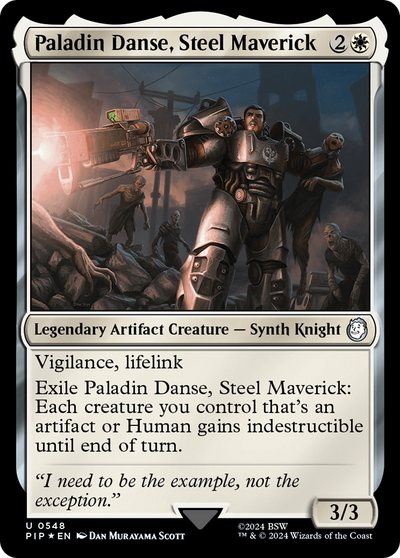 Paladin Danse, Steel Maverick (Surge Foil) [Fallout]
