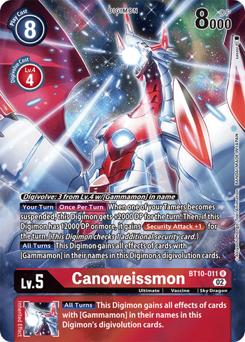 Canoweissmon [BT10-011] (Alternate Art) [Xros Encounter]