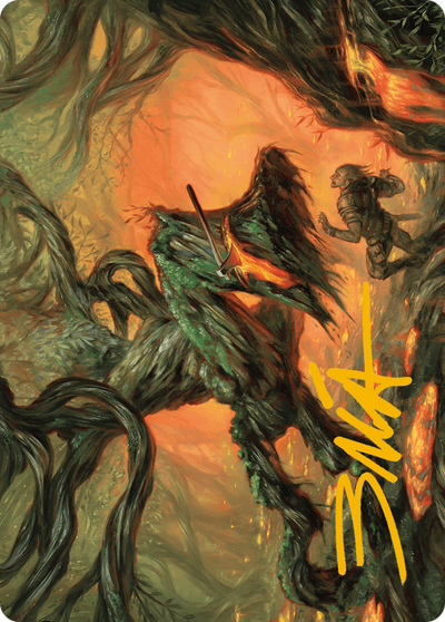 Stump Stomp Art Card (Gold-Stamped Signature) [Modern Horizons 3 Art Series]