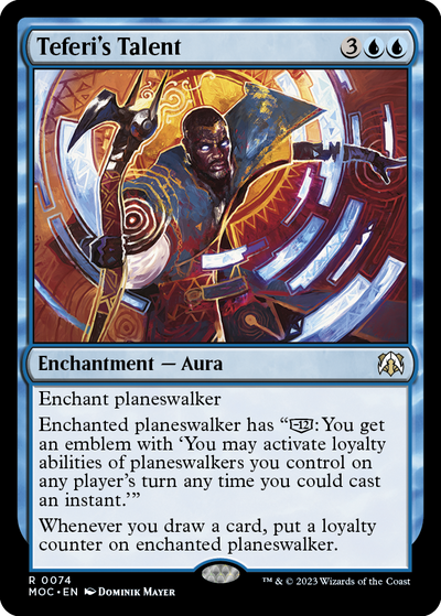 Teferi's Talent [March of the Machine Commander]
