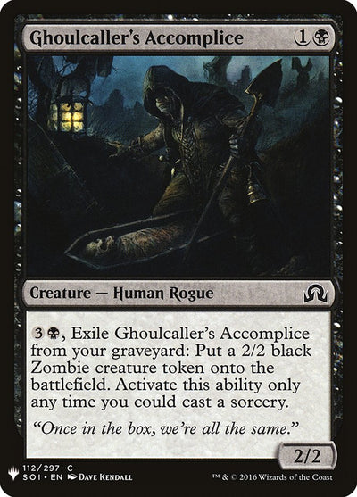 Ghoulcaller's Accomplice [Mystery Booster]