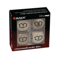 Ultra PRO: Loyalty Dice Set - 22MM Deluxe with 7-12 (Plains)