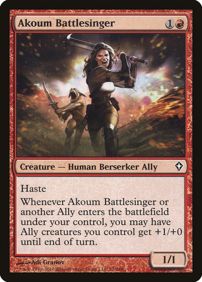 Akoum Battlesinger [Worldwake]