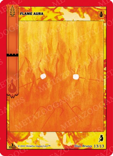 Flame Aura [Cryptid Nation: Wilderness First Edition Release Event Deck]