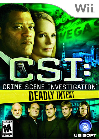 CSI: Crime Scene Investigation - Deadly Intent - Wii