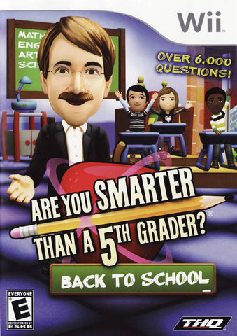 Are You Smarter than a 5th Grader: Back to School - wii