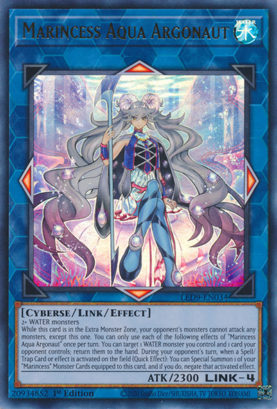 Marincess Aqua Argonaut [LED9-EN034] Ultra Rare
