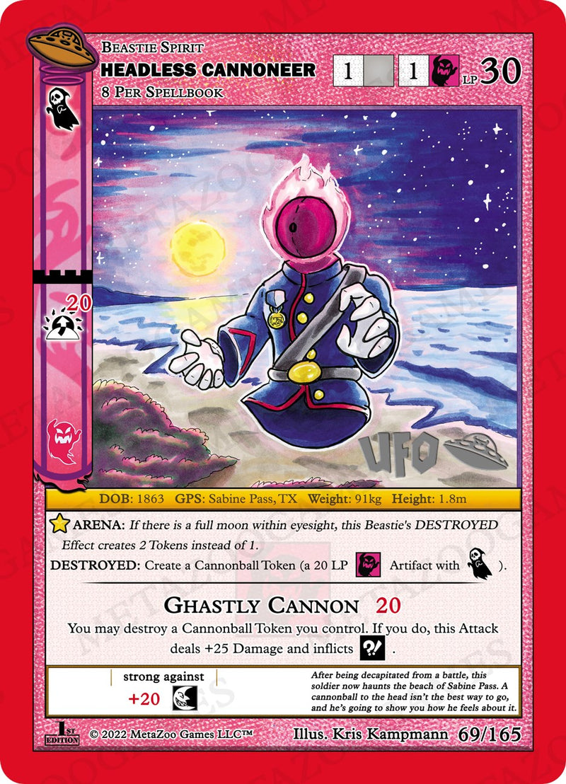 Headless Cannoneer [Cryptid Nation: UFO First Edition Spoiler Pack]