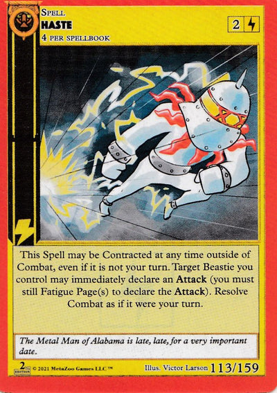 Haste [Cryptid Nation: Second Edition]