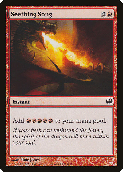 Seething Song [Duel Decks: Knights vs. Dragons]