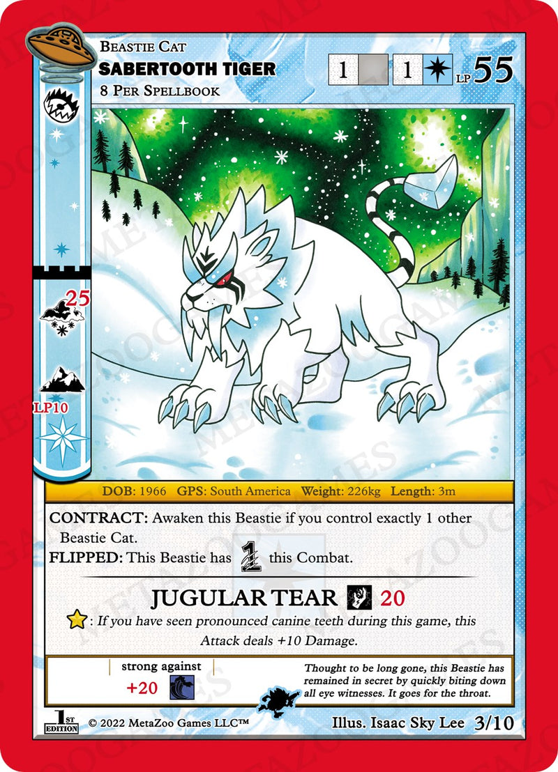 Sabertooth Tiger [Cryptid Nation: UFO First Edition Release Event Deck]