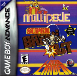 Super Breakout / Millipede / Lunar Lander - gba