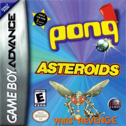 Pong / Asteroids / Yars' Revenge - gba
